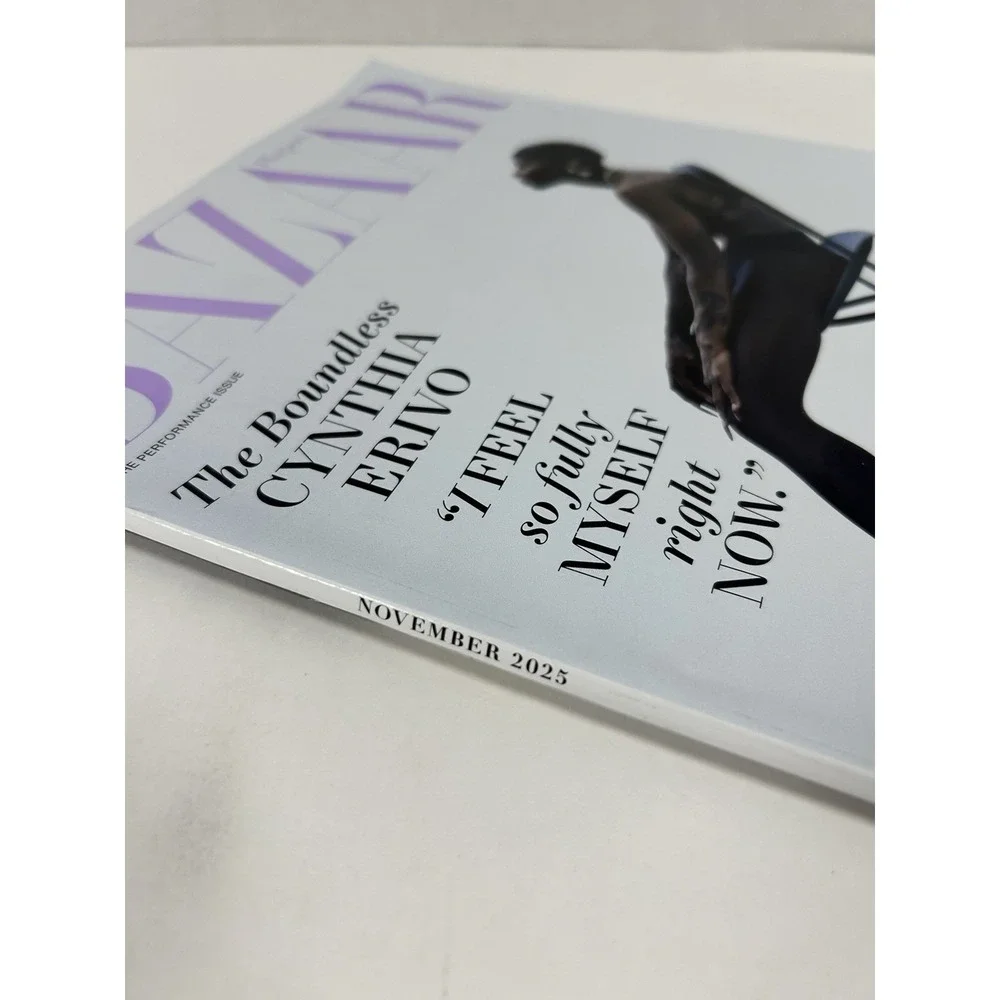 Cynthia Erivo Harper's Bazaar Magazine November 2025
